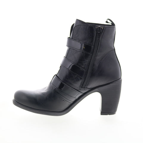 Fly London Klea KLEA012FLY-000 Womens Black Leather Ankle & Booties Boots