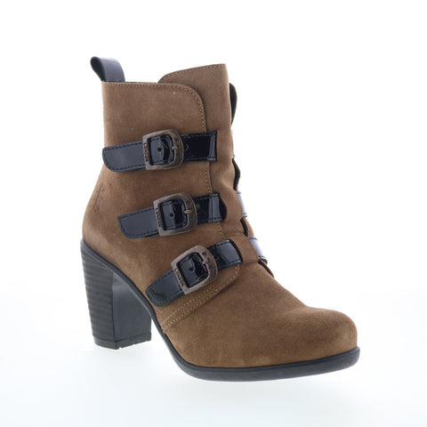 Fly London Klea KLEA012FLY-002 Womens Brown Suede Ankle & Booties Boots