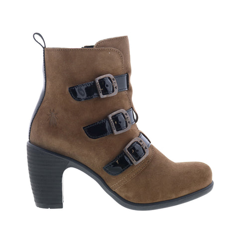 Fly London Klea KLEA012FLY-002 Womens Brown Suede Ankle & Booties Boots