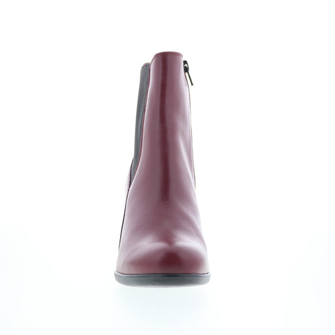 Fly London Koll KOLL148FLY-005 Womens Burgundy Leather Ankle & Booties Boots