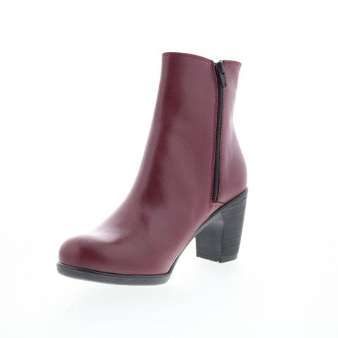 Fly London Koll KOLL148FLY-005 Womens Burgundy Leather Ankle & Booties Boots