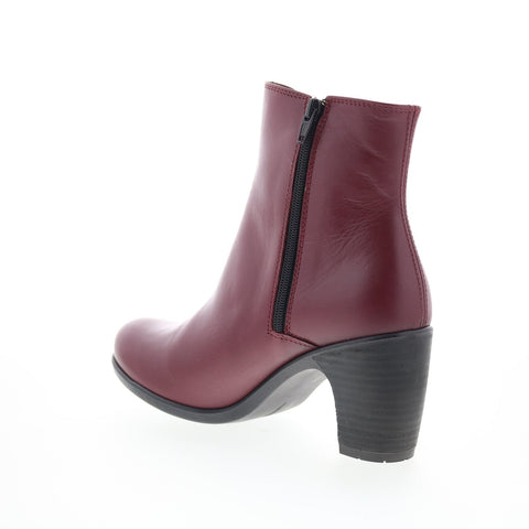 Fly London Koll KOLL148FLY-005 Womens Burgundy Leather Ankle & Booties Boots
