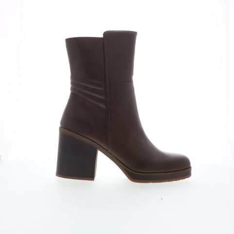Korks Moergan KR0023123 Womens Brown Leather Ankle & Booties Boots