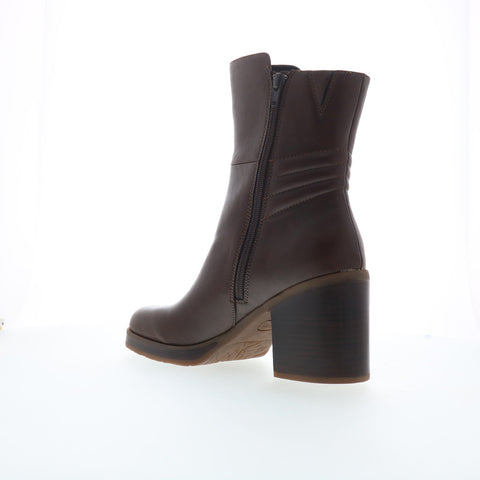 Korks Moergan KR0023123 Womens Brown Leather Ankle & Booties Boots