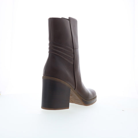 Korks Moergan KR0023123 Womens Brown Leather Ankle & Booties Boots