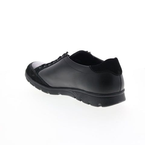 Mephisto Kristof Mens Black Leather Lace Up Lifestyle Sneakers Shoes