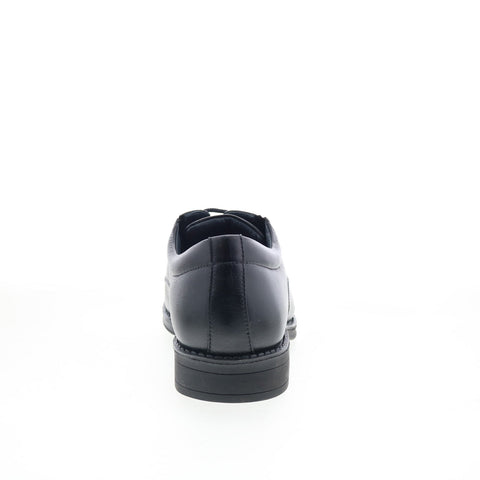 Studio Belvedere Kurt Mens Black Leather Oxfords & Lace Ups Cap Toe Shoes