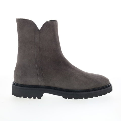 Aquatalia Madelyn Waterproof L224529 Womens Gray Suede Ankle & Booties Boots