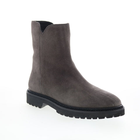 Aquatalia Madelyn Waterproof L224529 Womens Gray Suede Ankle & Booties Boots