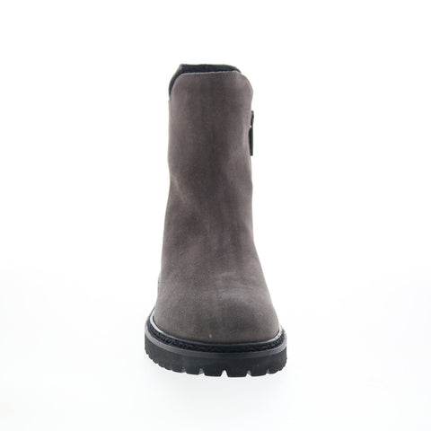 Aquatalia Madelyn Waterproof L224529 Womens Gray Suede Ankle & Booties Boots