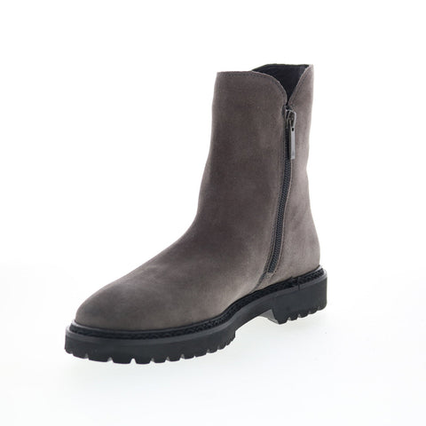 Aquatalia Madelyn Waterproof L224529 Womens Gray Suede Ankle & Booties Boots
