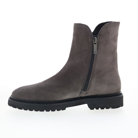 Aquatalia Madelyn Waterproof L224529 Womens Gray Suede Ankle & Booties Boots