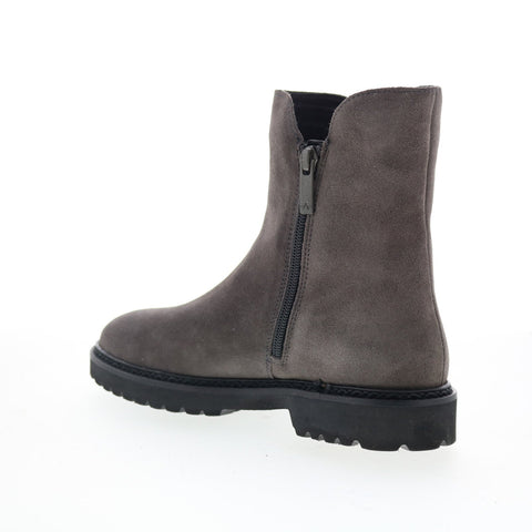 Aquatalia Madelyn Waterproof L224529 Womens Gray Suede Ankle & Booties Boots