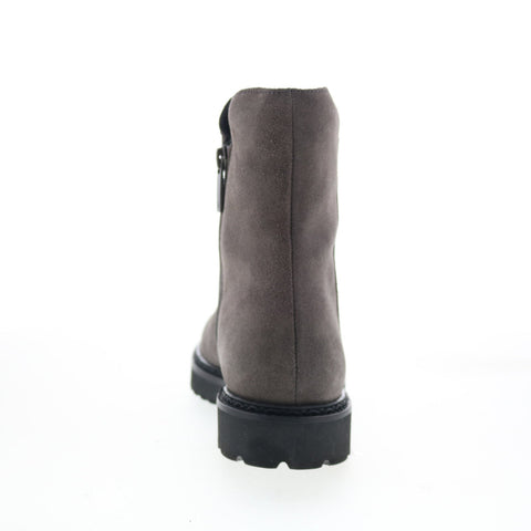 Aquatalia Madelyn Waterproof L224529 Womens Gray Suede Ankle & Booties Boots