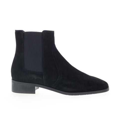 Aquatalia Tamera Waterproof L382501 Womens Black Suede Ankle & Booties Boots