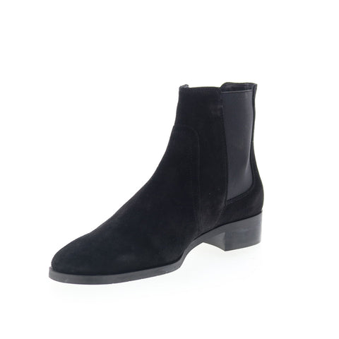 Aquatalia Tamera Waterproof L382501 Womens Black Suede Ankle & Booties Boots