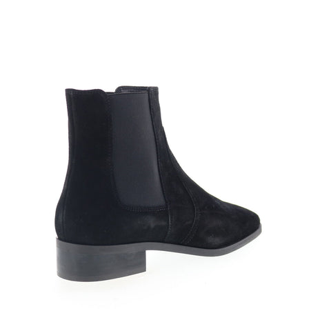 Aquatalia Tamera Waterproof L382501 Womens Black Suede Ankle & Booties Boots
