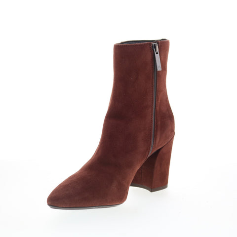 Aquatalia Palomina Black Waterproof Womens Brown Ankle & Booties Boots