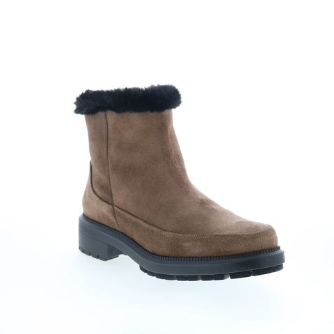 Aquatalia Lindsay Waterproof L440054 Womens Brown Suede Casual Dress Boots