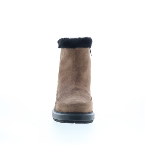 Aquatalia Lindsay Waterproof L440054 Womens Brown Suede Casual Dress Boots