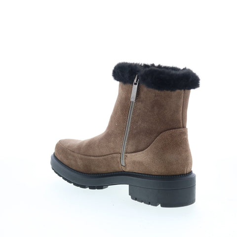 Aquatalia Lindsay Waterproof L440054 Womens Brown Suede Casual Dress Boots