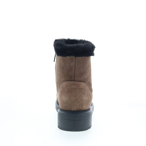 Aquatalia Lindsay Waterproof L440054 Womens Brown Suede Casual Dress Boots