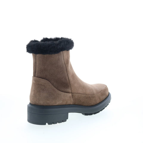 Aquatalia Lindsay Waterproof L440054 Womens Brown Suede Casual Dress Boots