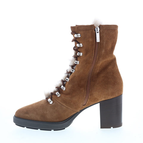 Aquatalia Irvina Waterproof L445936 Womens Brown Suede Ankle & Booties Boots