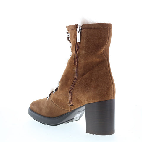 Aquatalia Irvina Waterproof L445934 Womens Brown Suede Ankle & Booties Boots