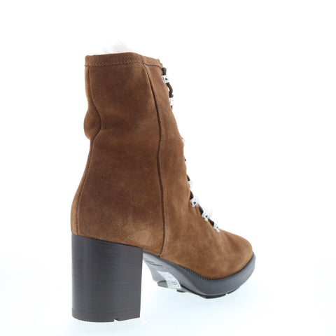 Aquatalia Irvina Waterproof L445934 Womens Brown Suede Ankle & Booties Boots