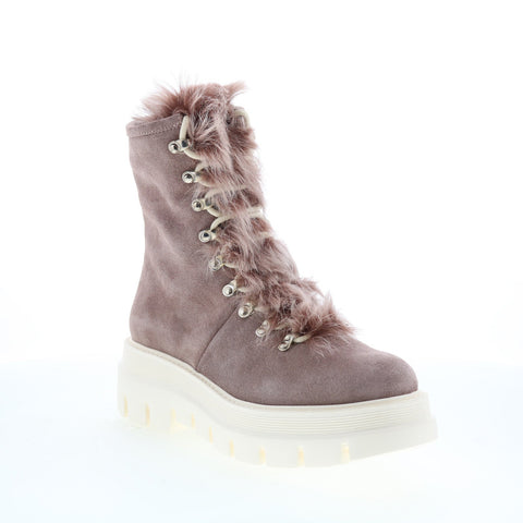 Aquatalia Shailene Waterproof L446704 Womens Pink Suede Casual Dress Boots