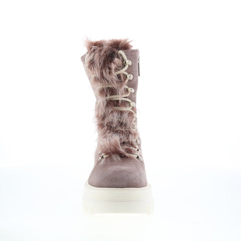 Aquatalia Shailene Waterproof L446704 Womens Pink Suede Casual Dress Boots