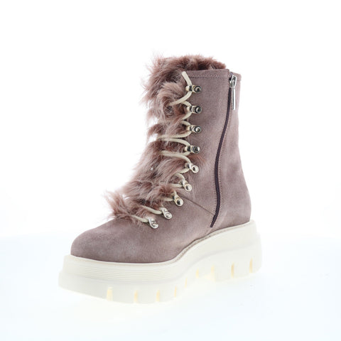 Aquatalia Shailene Waterproof L446704 Womens Pink Suede Casual Dress Boots