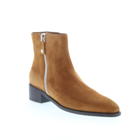 Aquatalia Felice Waterproof L467532 Womens Brown Suede Ankle & Booties Boots