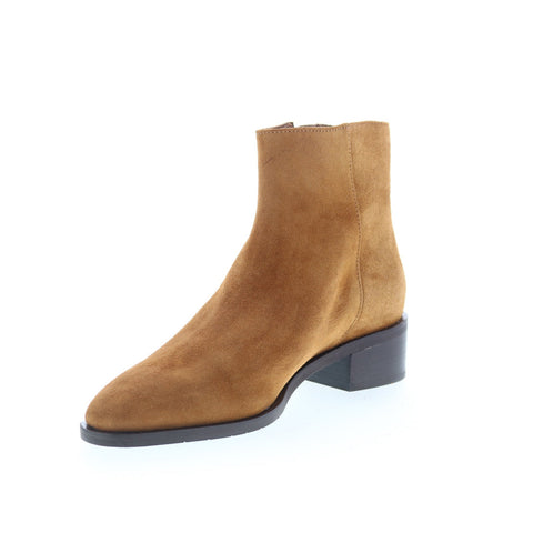Aquatalia Felice Waterproof L467532 Womens Brown Suede Ankle & Booties Boots