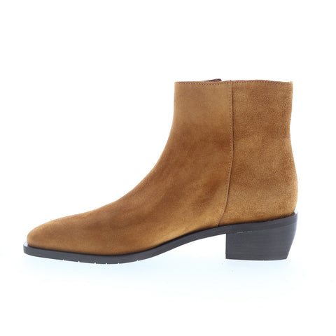 Aquatalia Felice Waterproof L467532 Womens Brown Suede Ankle & Booties Boots