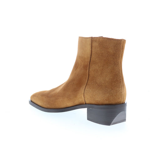 Aquatalia Felice Waterproof L467532 Womens Brown Suede Ankle & Booties Boots