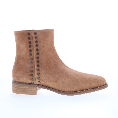 Aquatalia Nario Waterproof L484334 Womens Brown Suede Ankle & Booties Boots