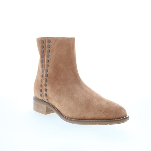 Aquatalia Nario Waterproof L484334 Womens Brown Suede Ankle & Booties Boots