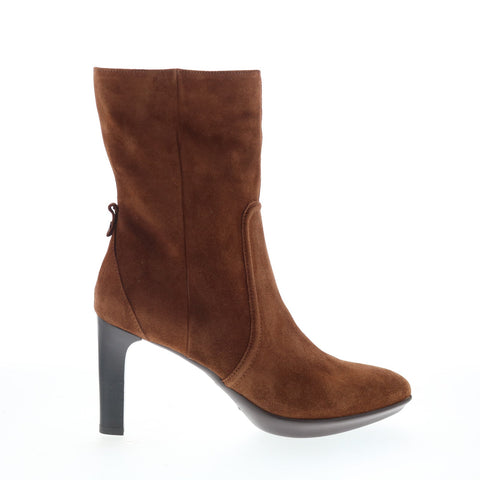 Aquatalia Renisa Waterproof L489534 Womens Brown Suede Ankle & Booties Boots