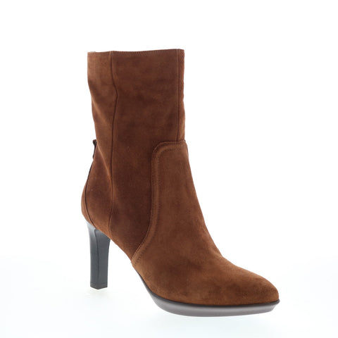 Aquatalia Renisa Waterproof L489534 Womens Brown Suede Ankle & Booties Boots