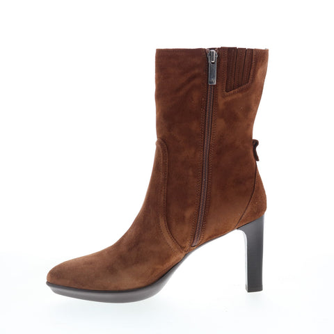 Aquatalia Renisa Waterproof L489534 Womens Brown Suede Ankle & Booties Boots