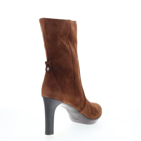 Aquatalia Renisa Waterproof L489534 Womens Brown Suede Ankle & Booties Boots