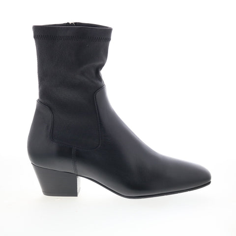 Aquatalia Sandi Waterproof L490101 Womens Black Suede Ankle & Booties Boots