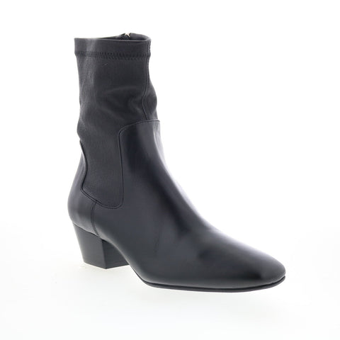 Aquatalia Sandi Waterproof L490101 Womens Black Suede Ankle & Booties Boots