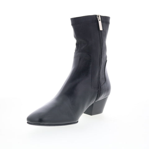 Aquatalia Sandi Waterproof L490101 Womens Black Suede Ankle & Booties Boots