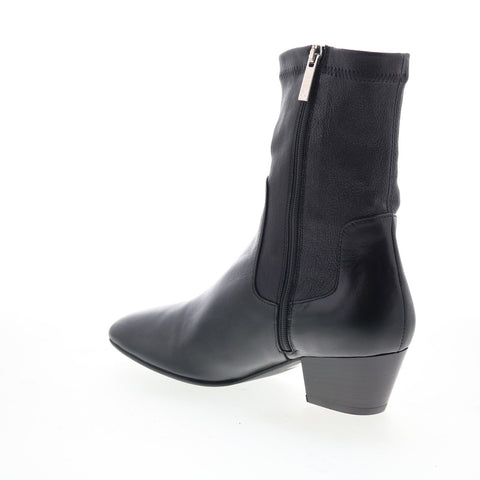 Aquatalia Sandi Waterproof L490101 Womens Black Suede Ankle & Booties Boots