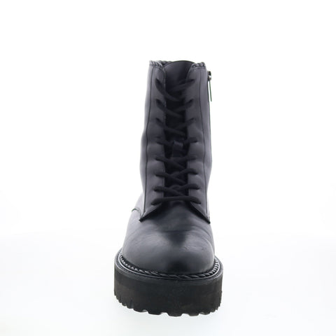 Aquatalia Sadie Waterproof L491601 Womens Black Leather Casual Dress Boots
