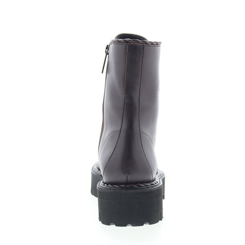 Aquatalia Sadie Waterproof L491634 Womens Brown Leather Casual Dress Boots