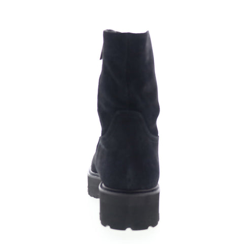 Aquatalia Sada Waterproof L491801 Womens Black Suede Casual Dress Boots